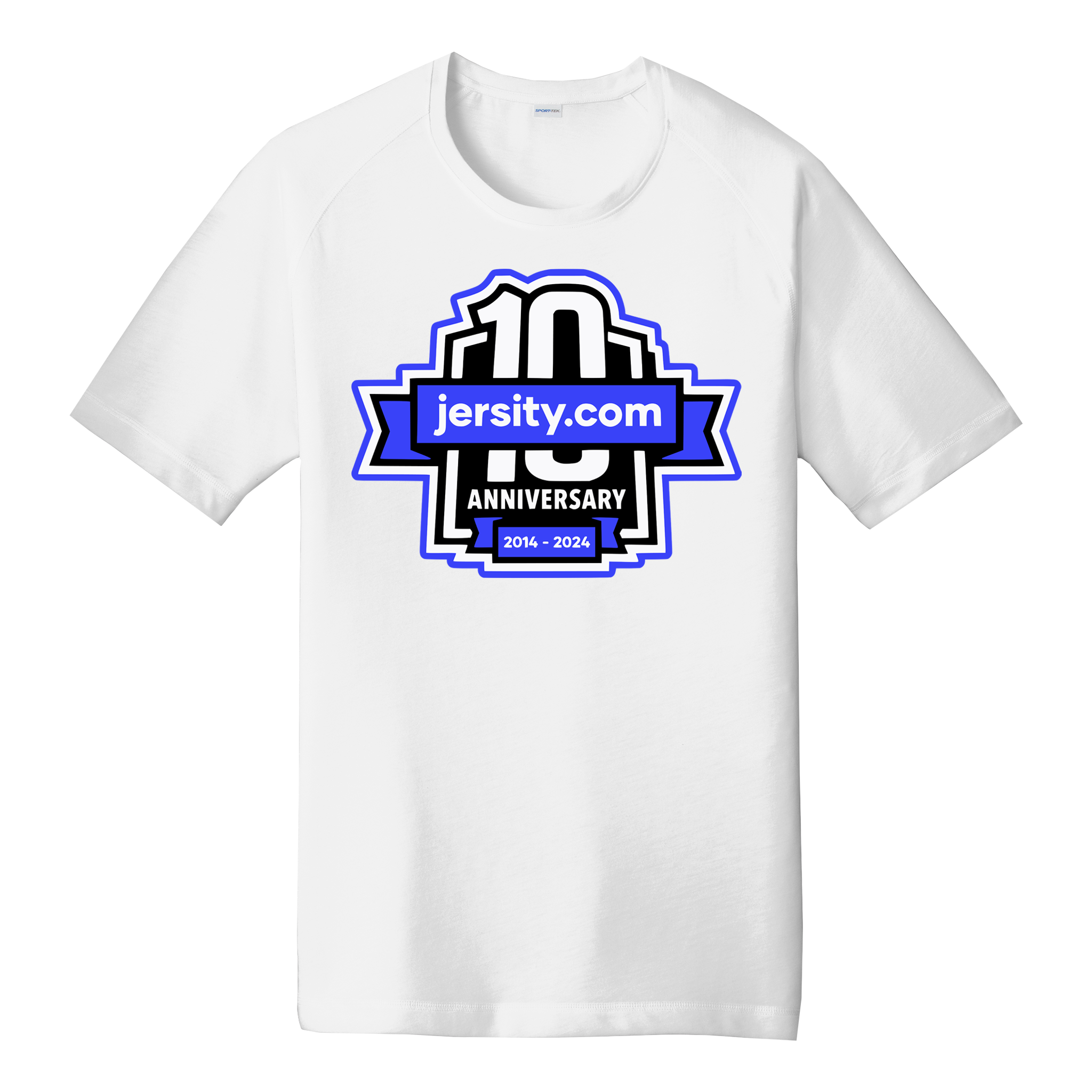 Jersity 10th Anniversary - Sport-Tek PosiCharge Tri-Blend Wicking Raglan Tee