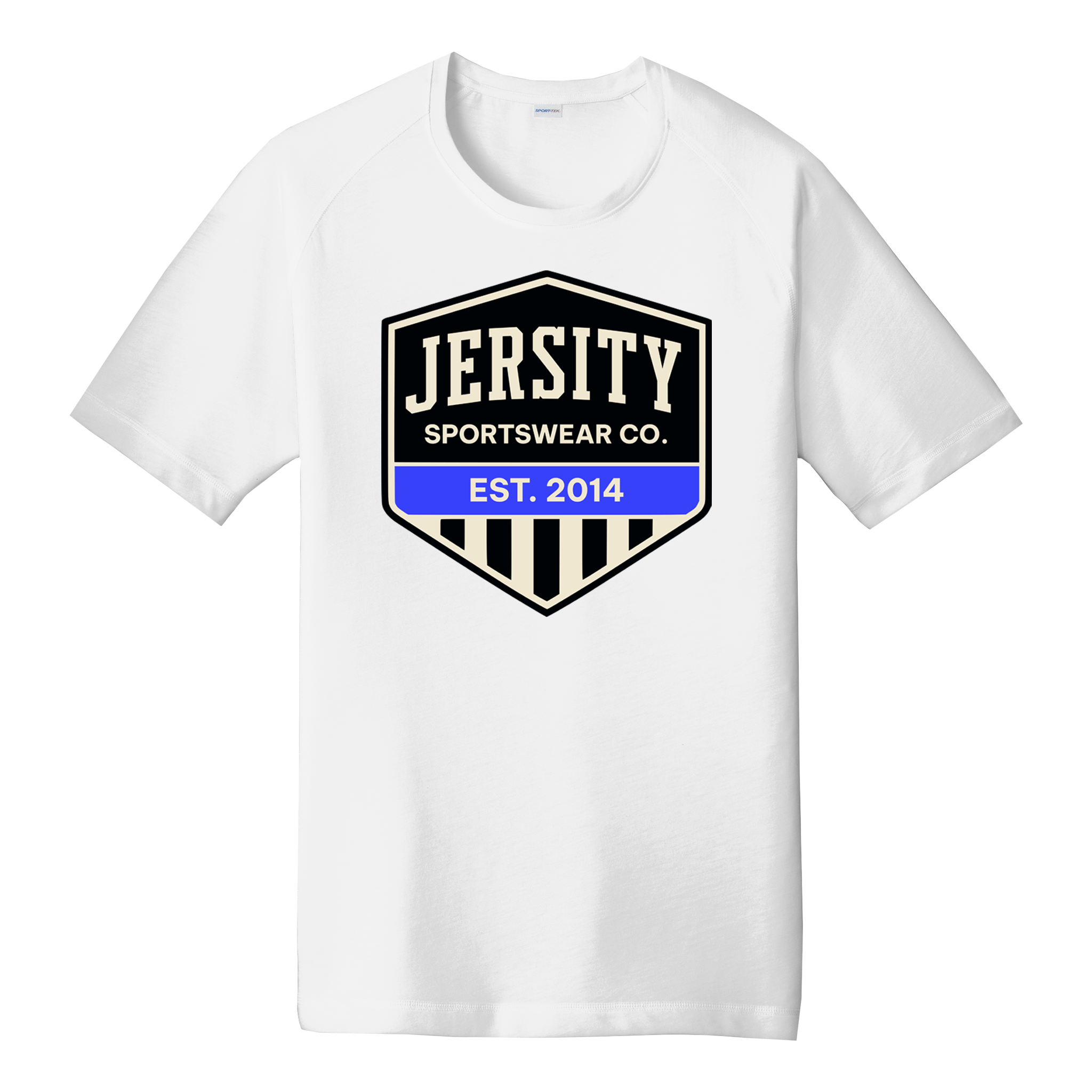 Jersity Vintage Shield - Sport-Tek PosiCharge Tri-Blend Wicking Raglan Tee