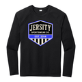 Jersity Vintage Shield - Sport-Tek PosiCharge Long Sleeve Tri-Blend Wicking Raglan Tee