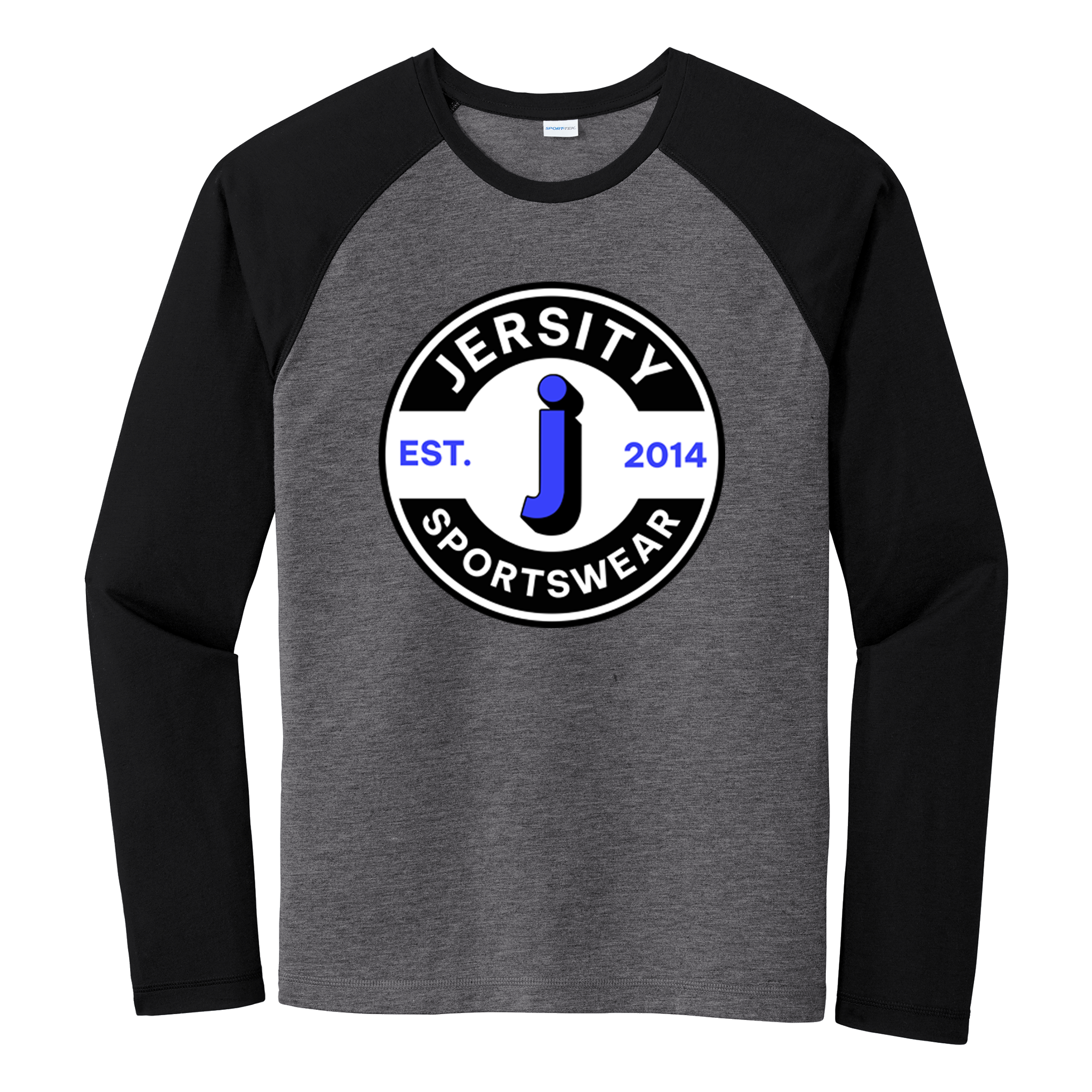 Jersity circle - Sport-Tek PosiCharge Long Sleeve Tri-Blend Wicking Raglan Tee