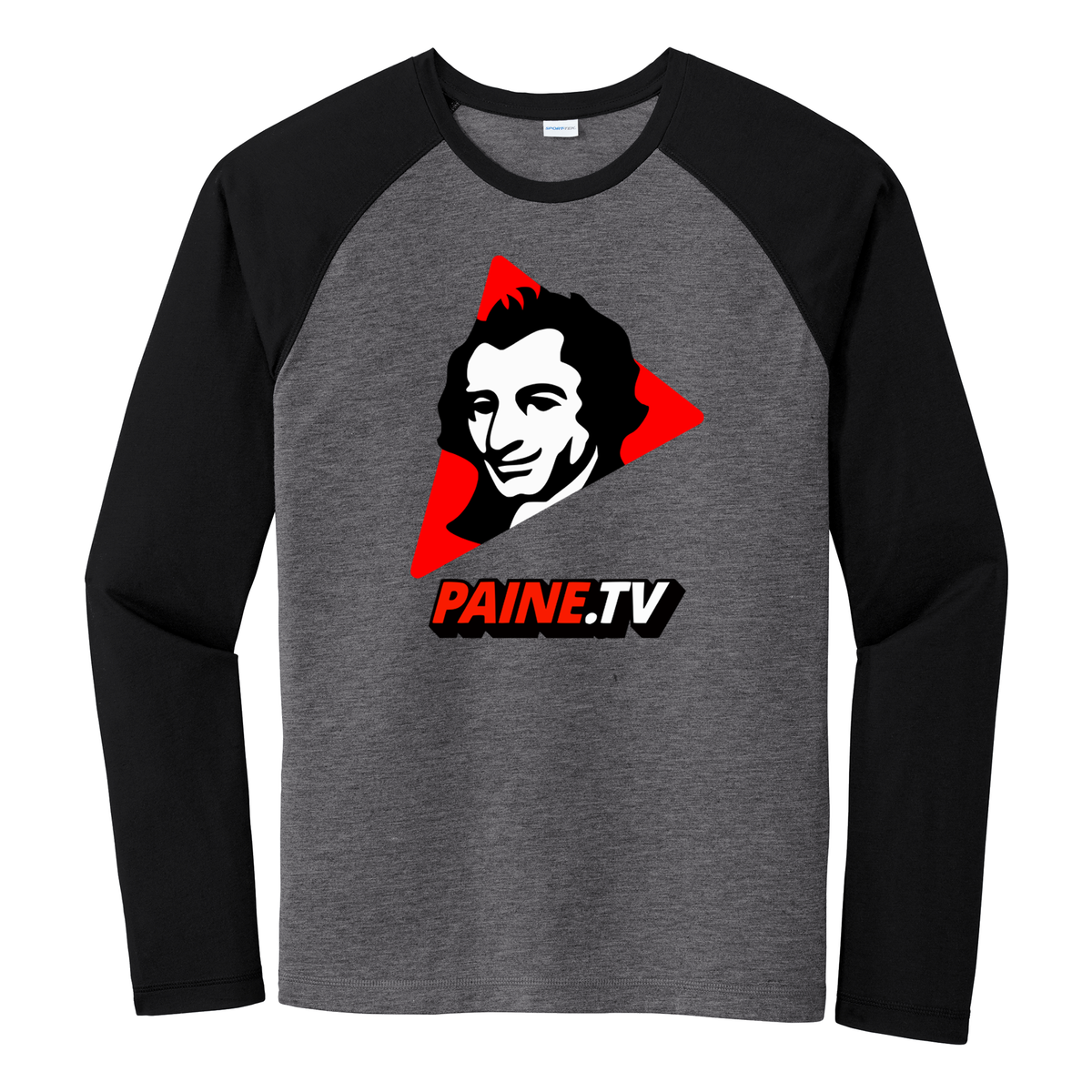 Paine.TV - Sport-Tek PosiCharge Long Sleeve Tri-Blend Wicking Raglan Tee