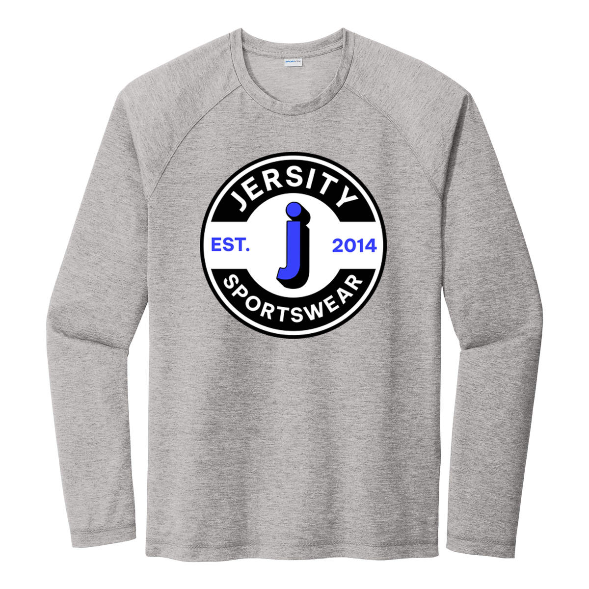 Jersity circle - Sport-Tek PosiCharge Long Sleeve Tri-Blend Wicking Raglan Tee