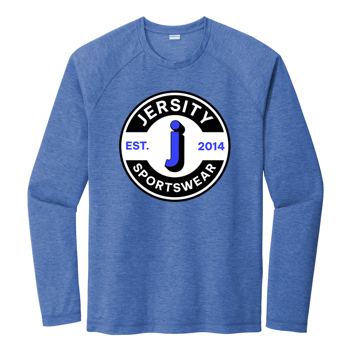 Jersity circle - Sport-Tek PosiCharge Long Sleeve Tri-Blend Wicking Raglan Tee