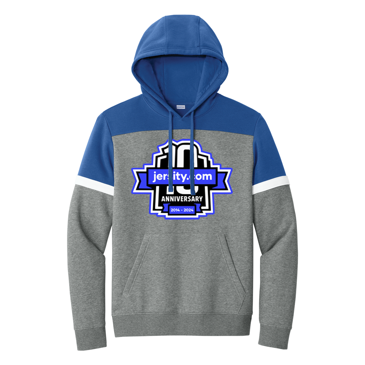 Jersity 10th Anniversary - Sport-Tek Drive Fleece Colorblock Hoodie
