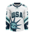 USA Liberty White Hockey Jersey
